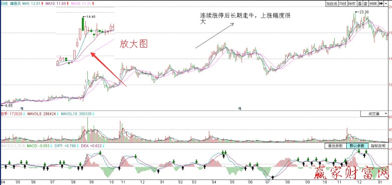 康恩貝(600572)的整體日K線圖