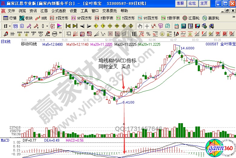 ST金葉(000587)股價(jià)見底后開始強(qiáng)勢(shì)上漲行情