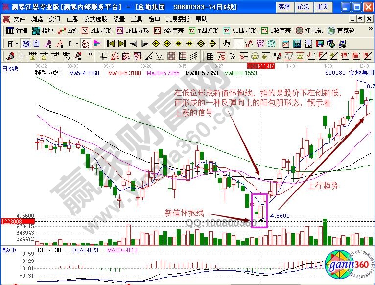 金地集團(tuán)600383新值懷抱線