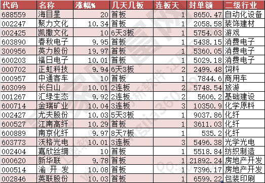 2024年5月21日漲停數(shù)據(jù)